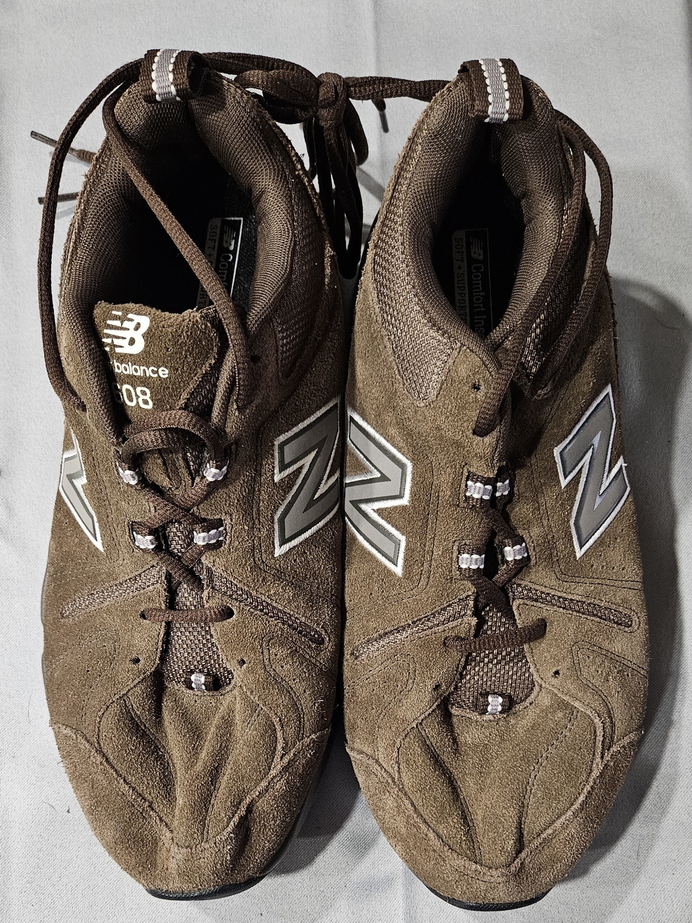 New Balance Men's 608 Brown Suede Sneakers Size 7.5